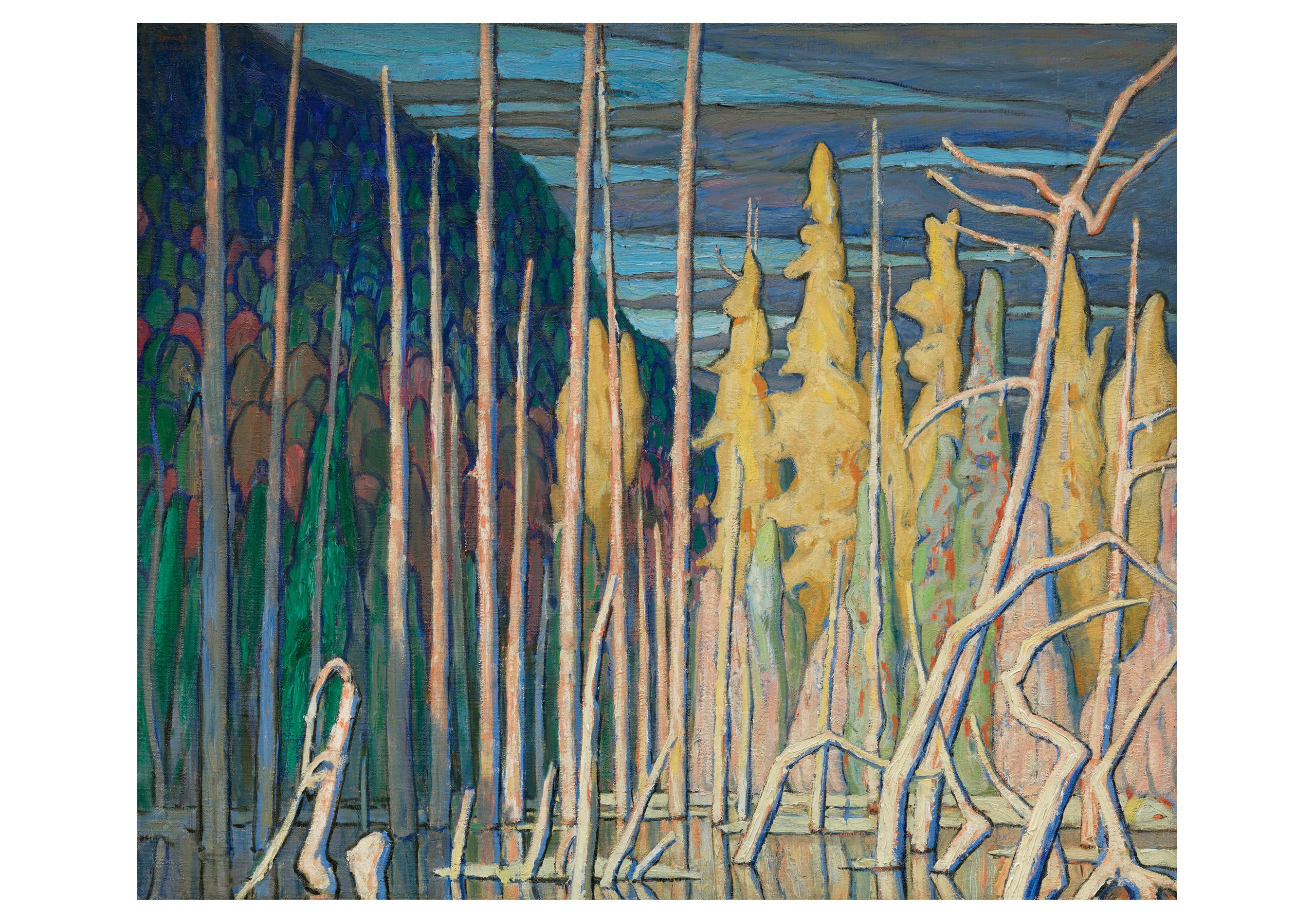 Lawren S. Harris: Tamarack Swamp, Algoma Notecard
