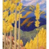 Sheldon Parsons: Santa Fe Mountains in October Notecard