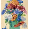 Margaret Jordan Patterson: Grandmother's Peonies Birthday Card