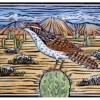 Molly Hashimoto: Cactus Wren Notecard