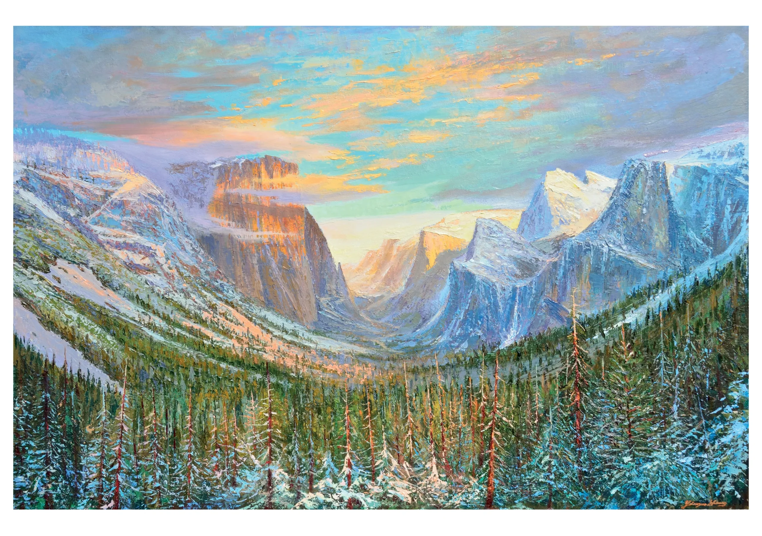 Yinguo Huang: Yosemite Notecard