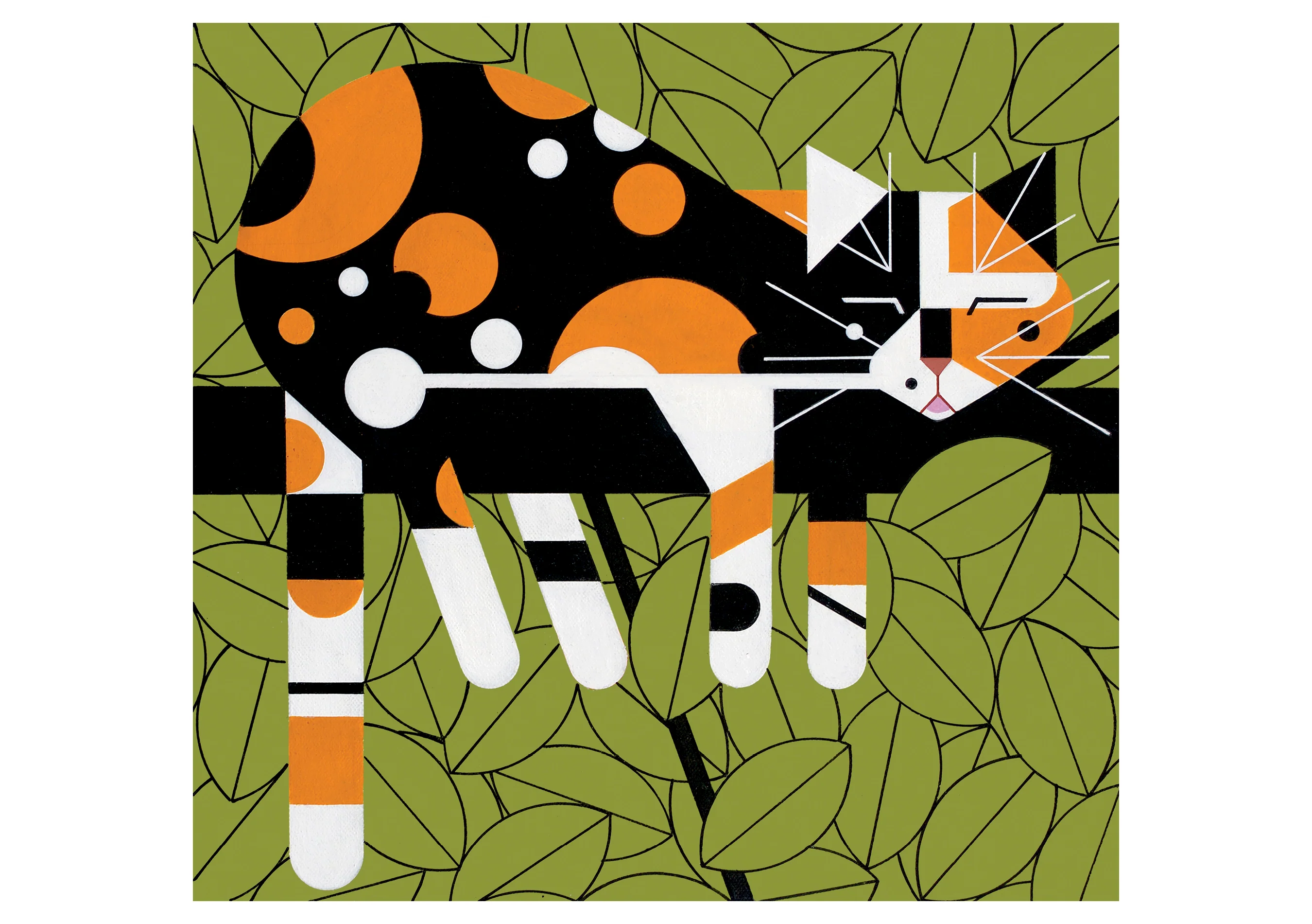 Charley Harper: Limp on a Limb Birthday Card