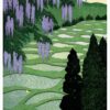 Kazuyuki Ohtsu: Wisteria in Bloom in Mountain Area Notecard
