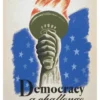 Democracy . . . A Challenge Postcard
