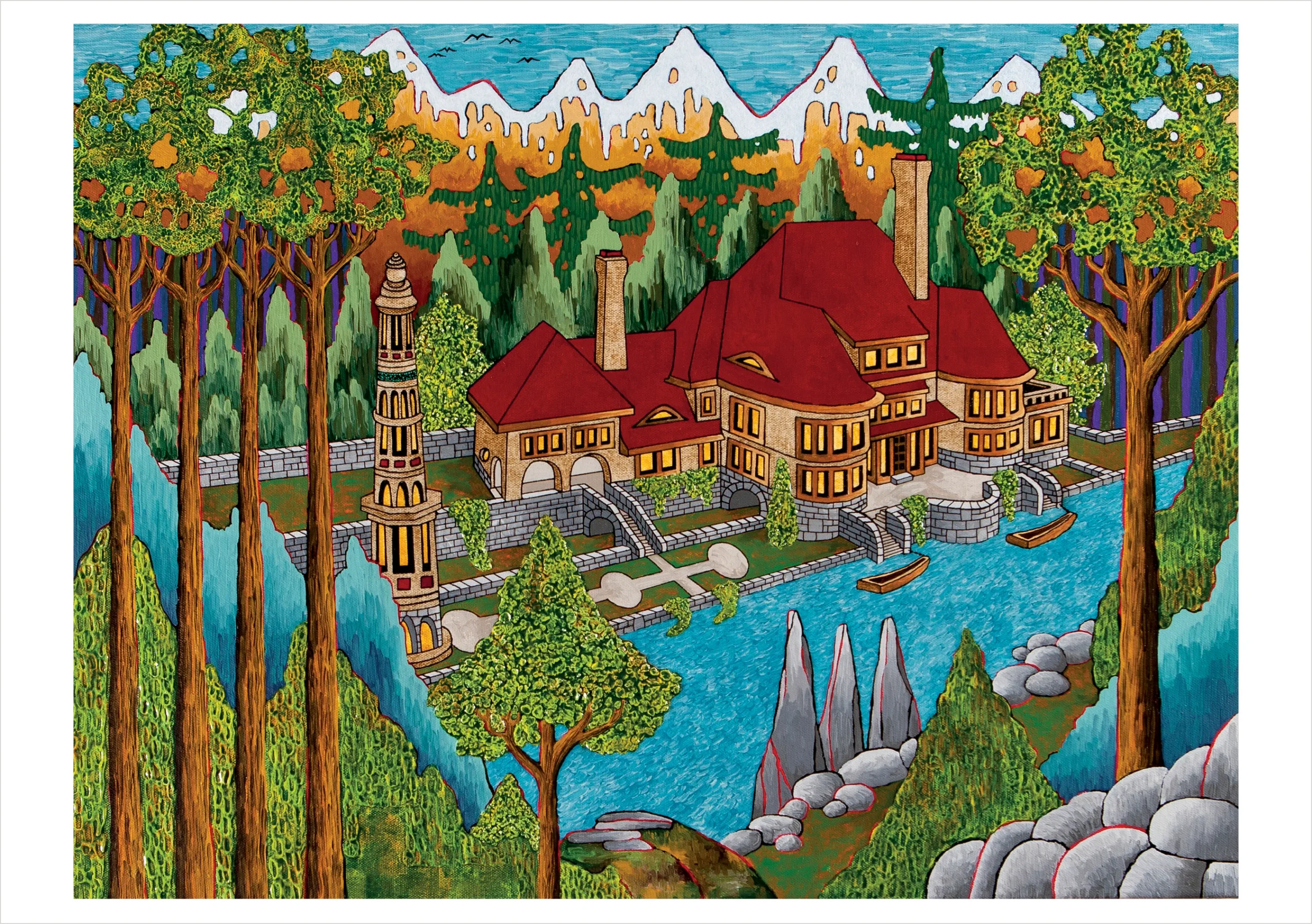 CJ Hurley: House of the Minaret Notecard