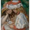 Pierre-Auguste Renoir: Two Girls Reading Notecard