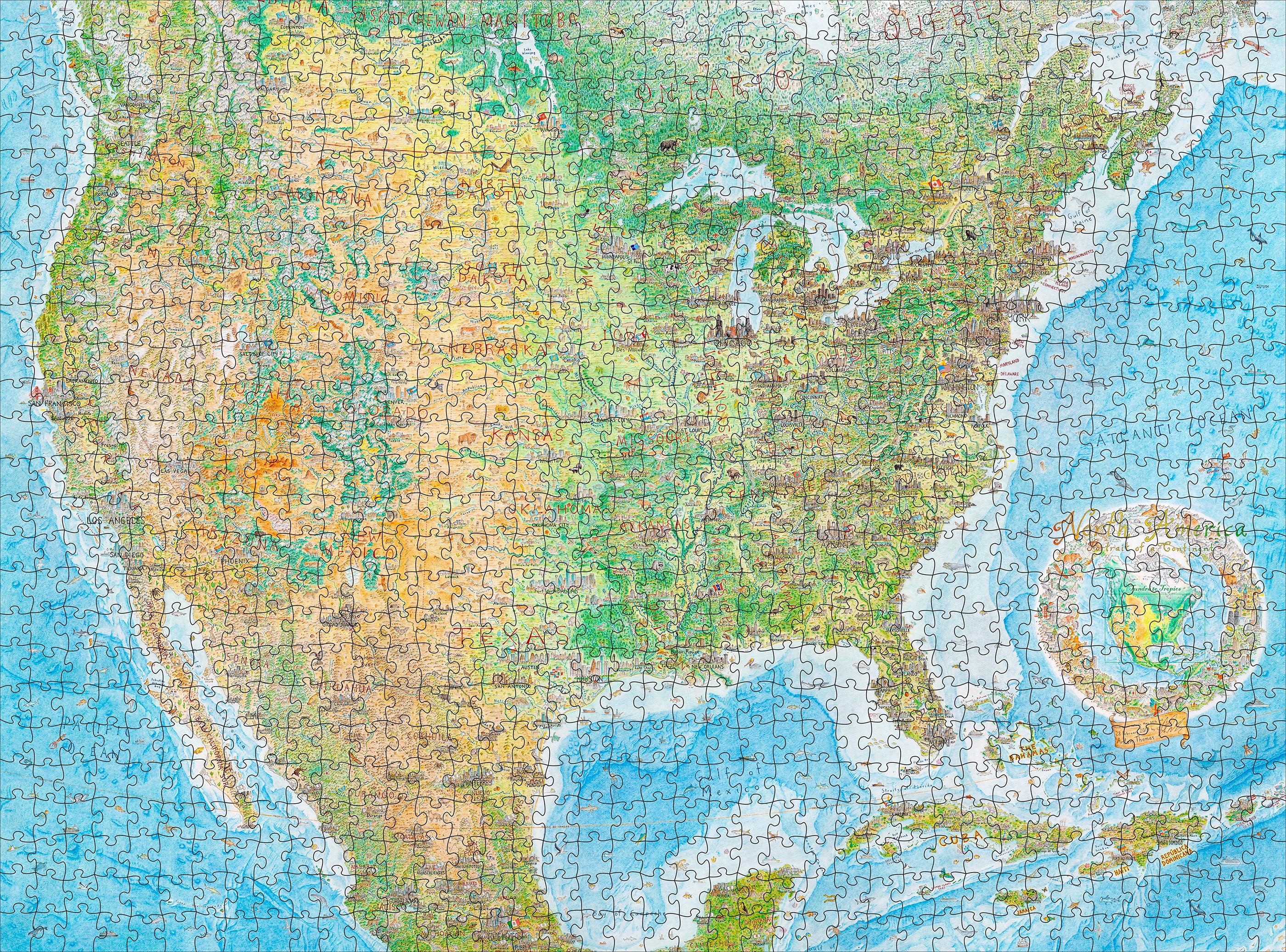 Anton Thomas: North America: Tundra to Tropics 1000-Piece Jigsaw Puzzle