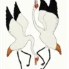 Quvianaqtuk Pudlat: Dancing Cranes Birthday Card