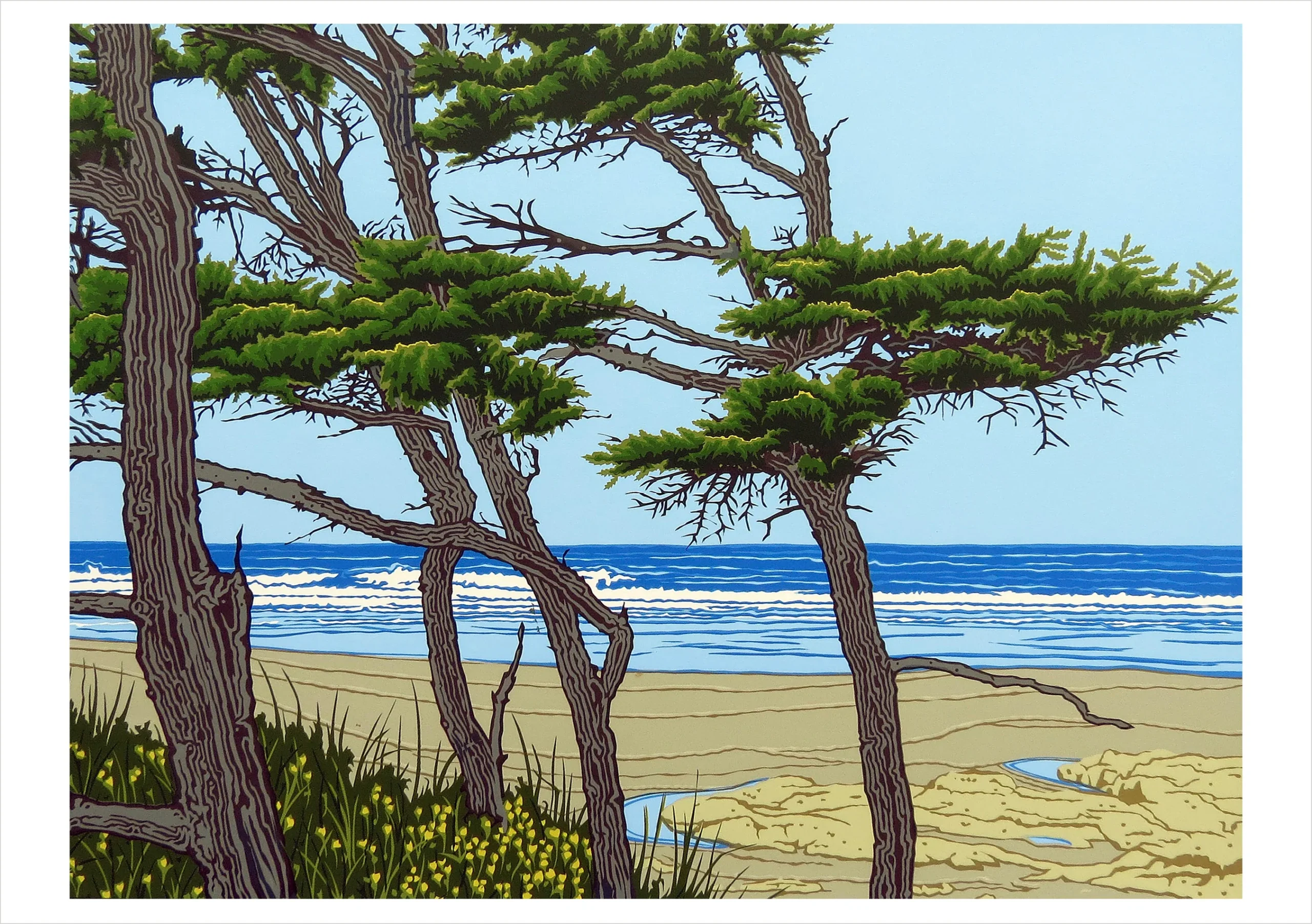 Steve and Bonnie Harmston: Yachats Notecard