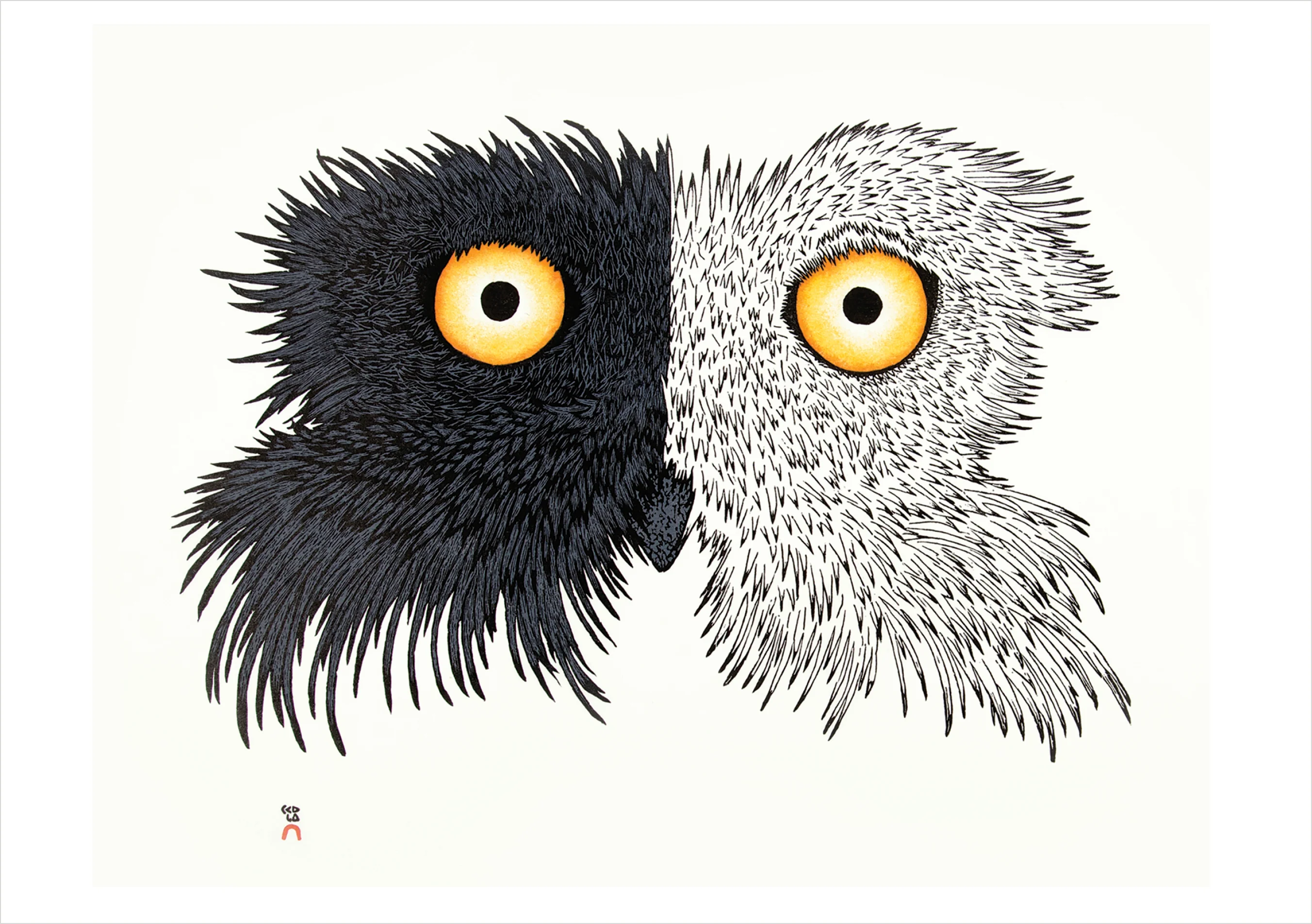 Padloo Samayualie: Night and Day Notecard