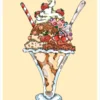 Janelle Dimmett: Ice Cream Sundae Birthday Card