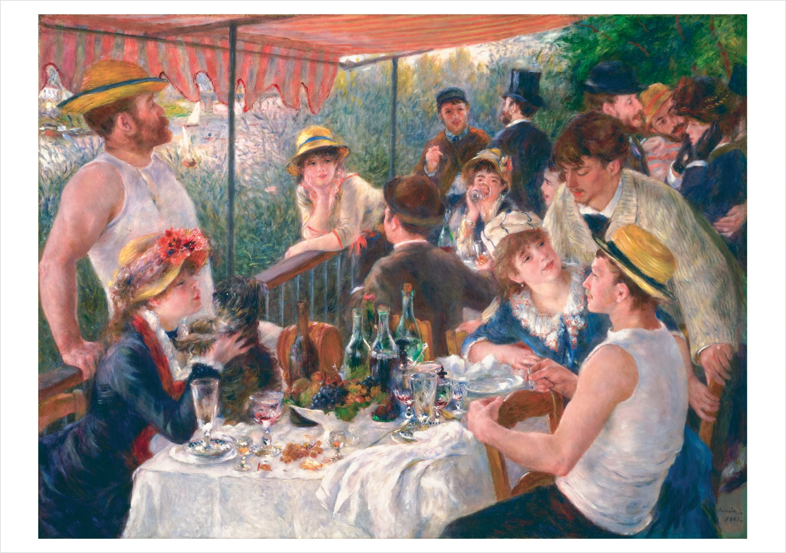 Pierre-Auguste Renoir: Luncheon of the Boating Party Notecard