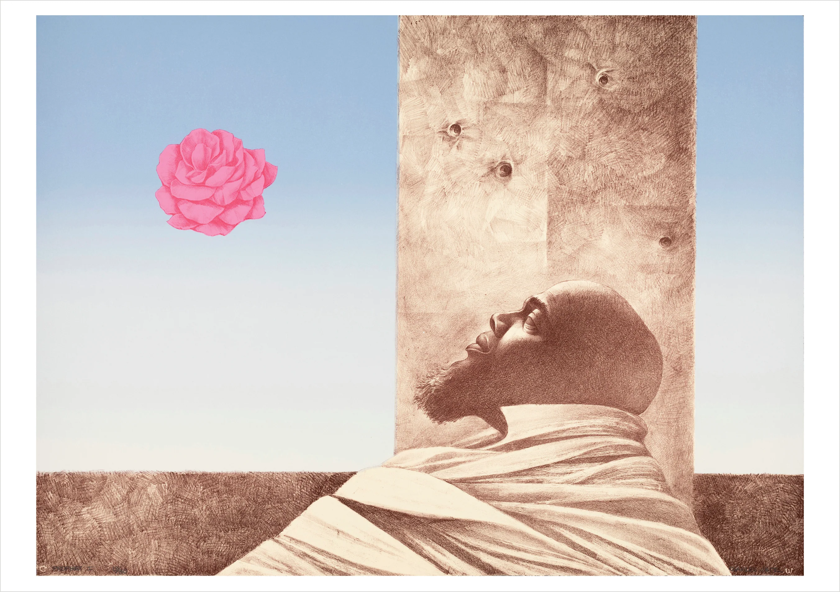 Charles White: Prophet I Notecard
