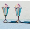 Wayne Thiebaud: Tulip Sundaes Notecard