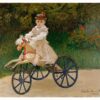 Claude Monet: Jean Monet on His Hobby Horse Notecard