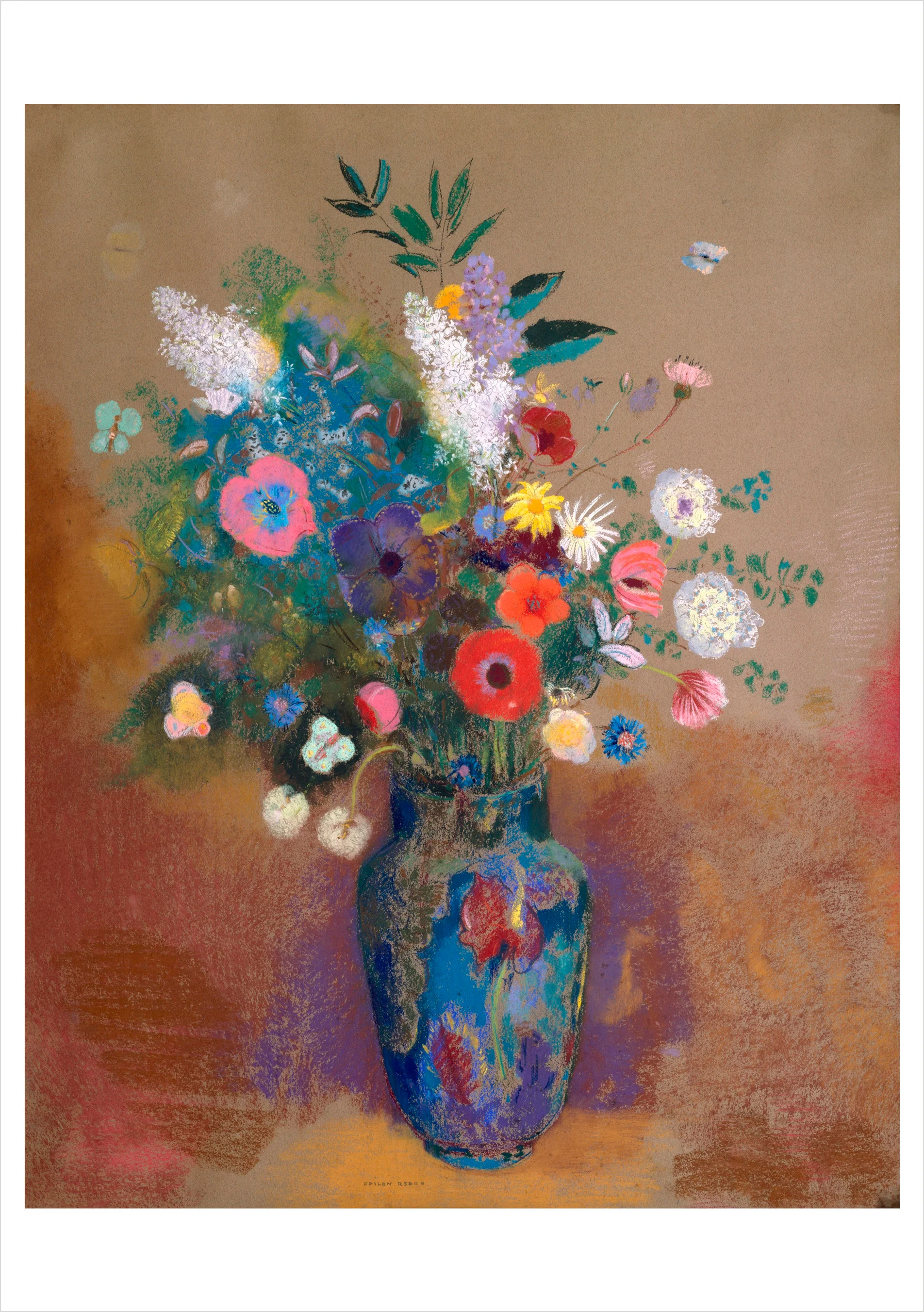 Odilon Redon: Bouquet of Flowers Notecard