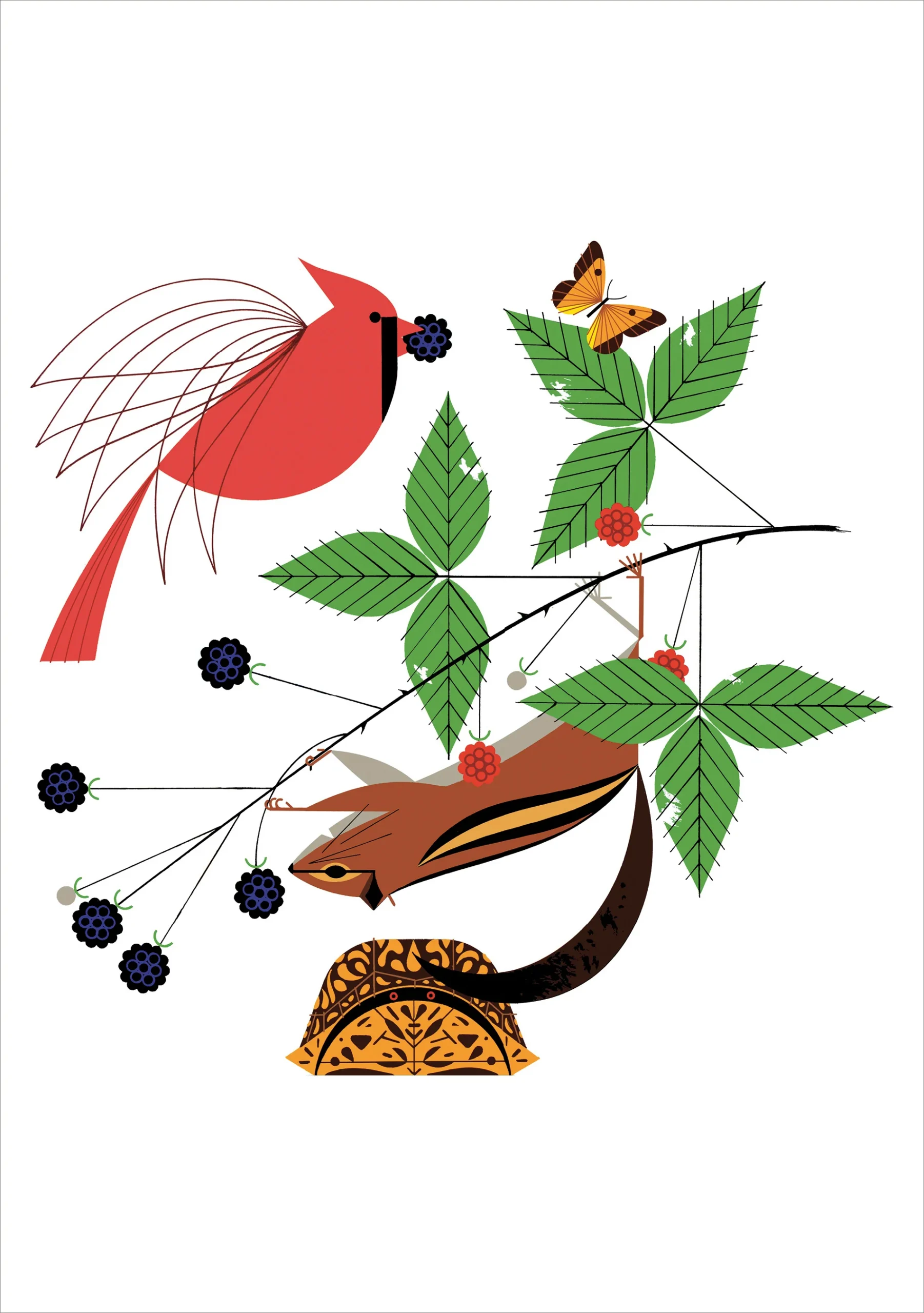 Charley Harper: A Good World Notecard