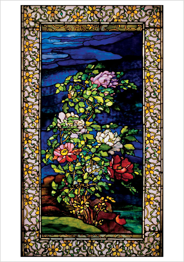 John La Farge: Peonies in the Wind Notecard