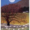 Kazuyuki Ohtsu: Rising Moon Notecard
