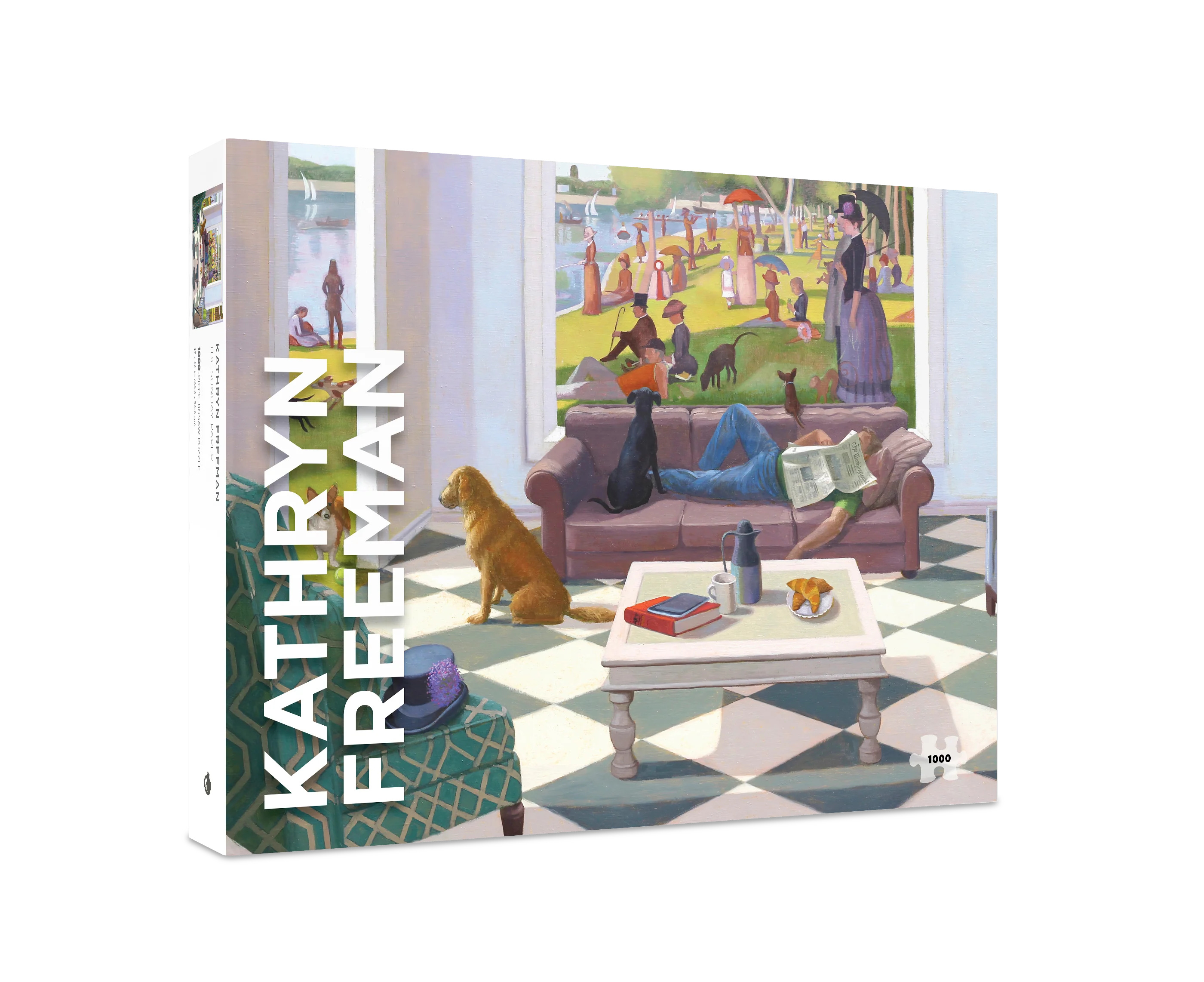 Kathryn Freeman: The Sunday Paper 1000-Piece Jigsaw Puzzle
