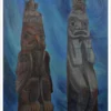 Emily Carr: Kitwancool Poles Notecard
