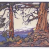 William S. Rice: Fallen Leaf Lake Notecard