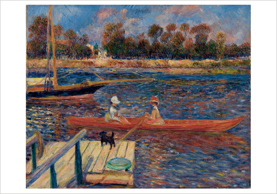 Pierre-Auguste Renoir: The Seine at Argenteuil Notecard