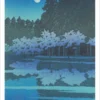 Kawase Hasui: Spring Night at Inokashira Notecard
