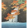 Kawase Hasui: Senju Waterfall, Akame Notecard