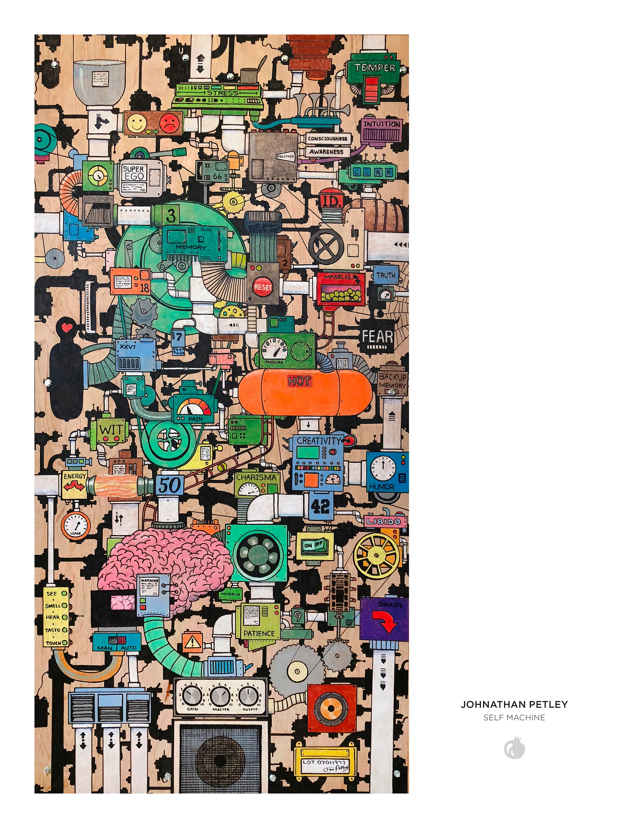 Jonathan Petley: Self Machine 1000-Piece Jigsaw Puzzle