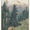 Norma Bassett Hall: Mt. Hood, Oregon Notecard