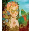 Tino Rodriguez: Forest Girl Notecard