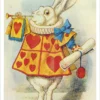 Sir John Tenniel: The White Rabbit Notecard