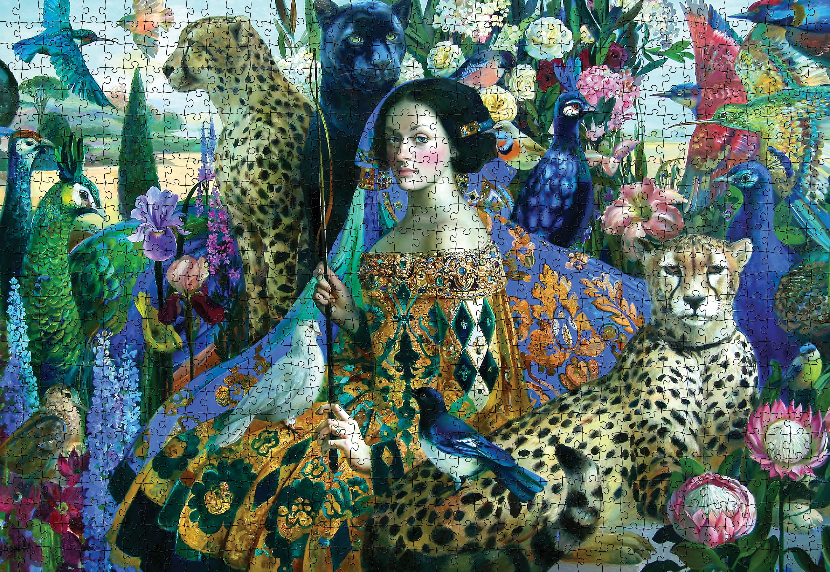 Olga Suvorova: The Tamer 1000-Piece Jigsaw Puzzle 2 Olga Suvorova: The Tamer 1000-Piece Jigsaw Puzzle