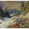 J. E. H. MacDonald: Falls, Montreal River Birthday Card