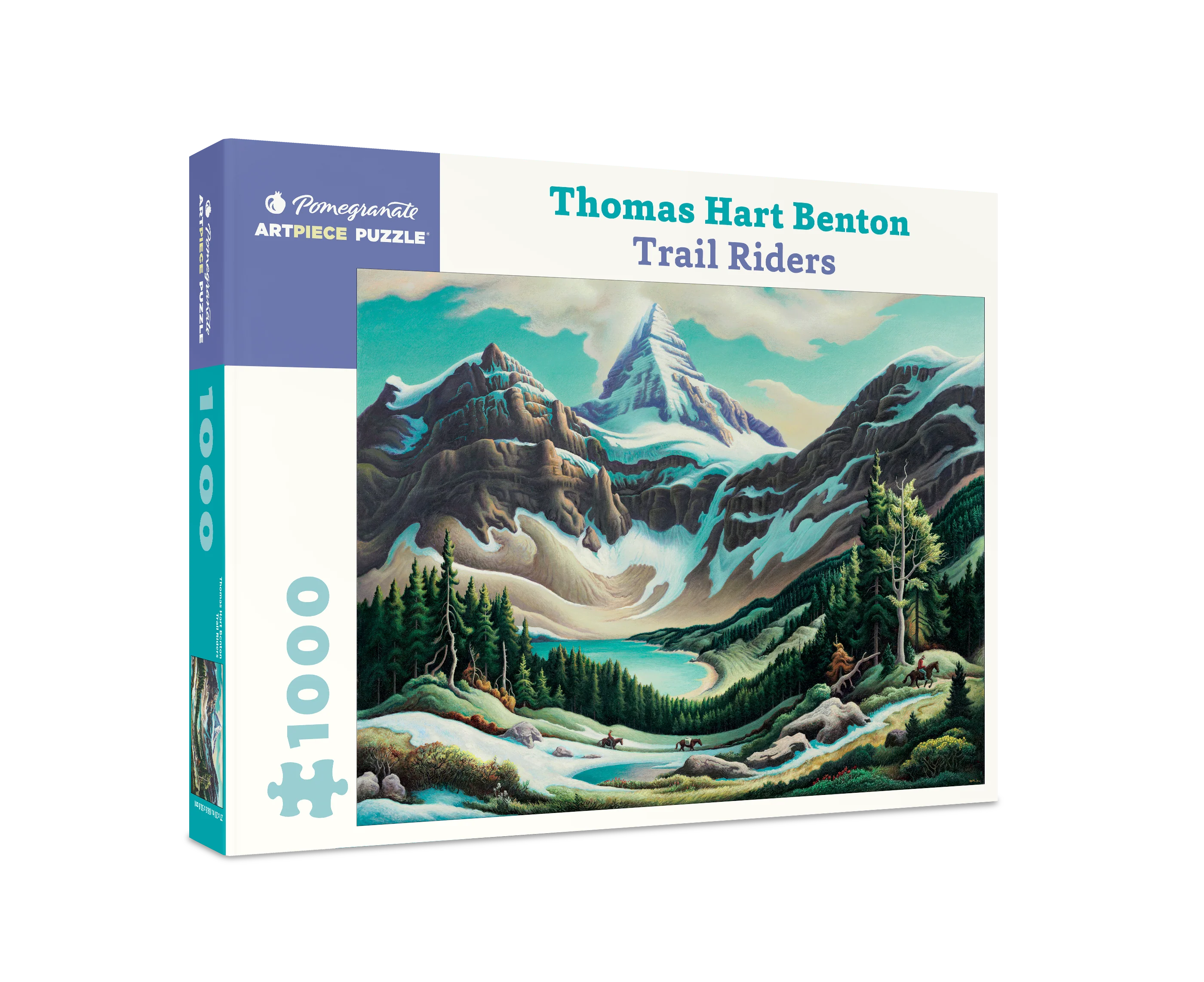 Thomas Hart Benton: Trail Riders 1000-Piece Jigsaw Puzzle