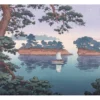 Tsuchiya Kōitsu: Spring Rain at Matsushima Notecard