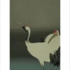 Ohara Koson (Shōson): Two Cranes Notecard