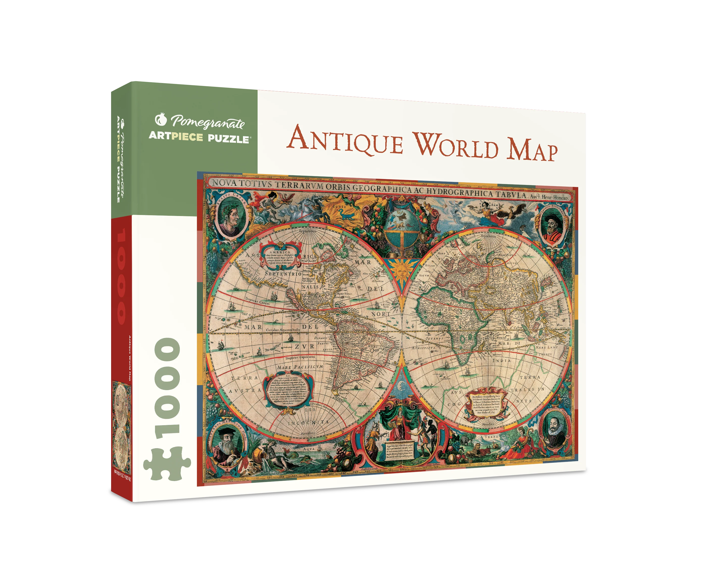 Antique World Map 1000-piece Jigsaw Puzzle