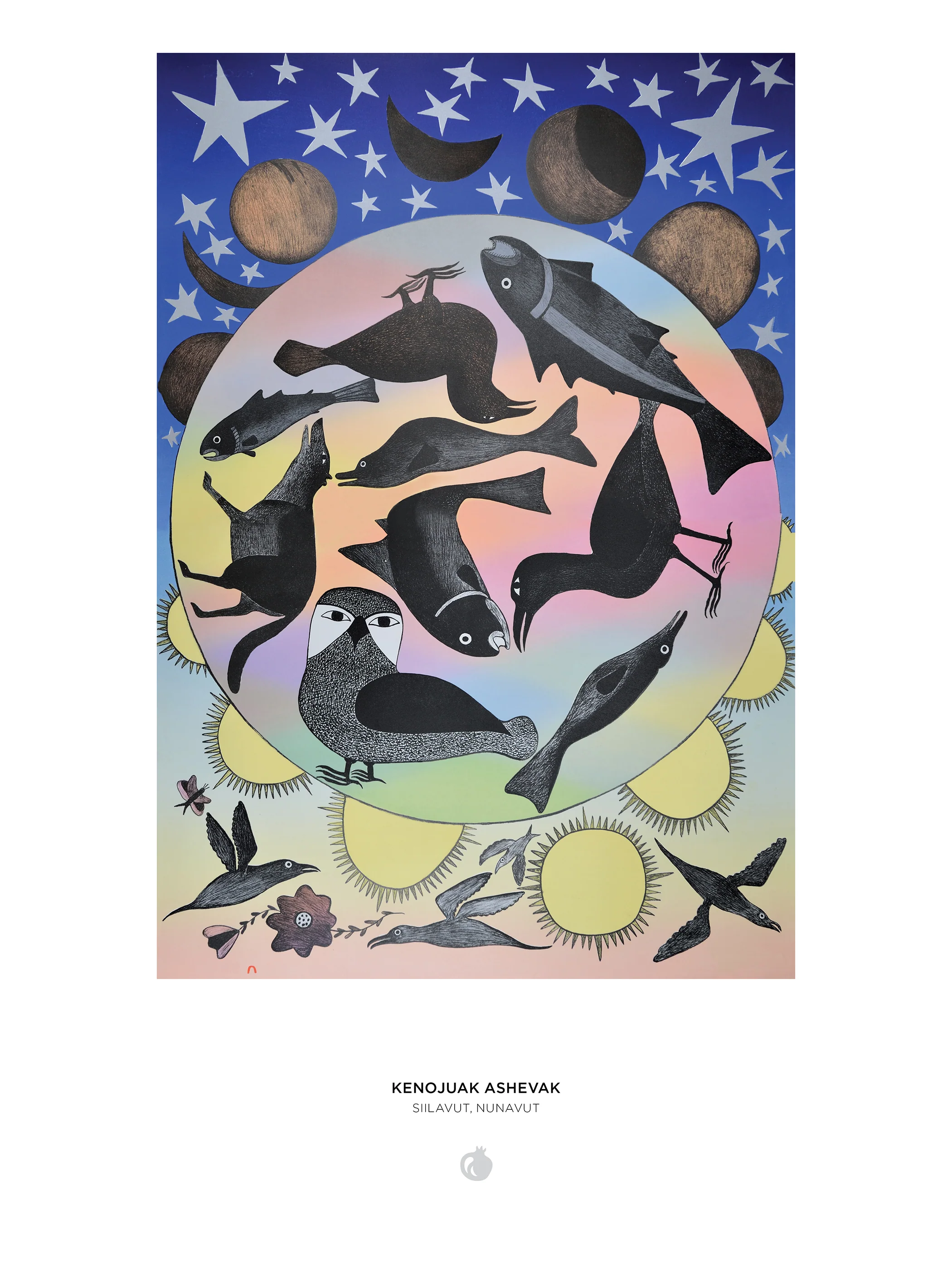 Kenojuak Ashevak: Siilavut, Nunavut 1000-Piece Jigsaw Puzzle