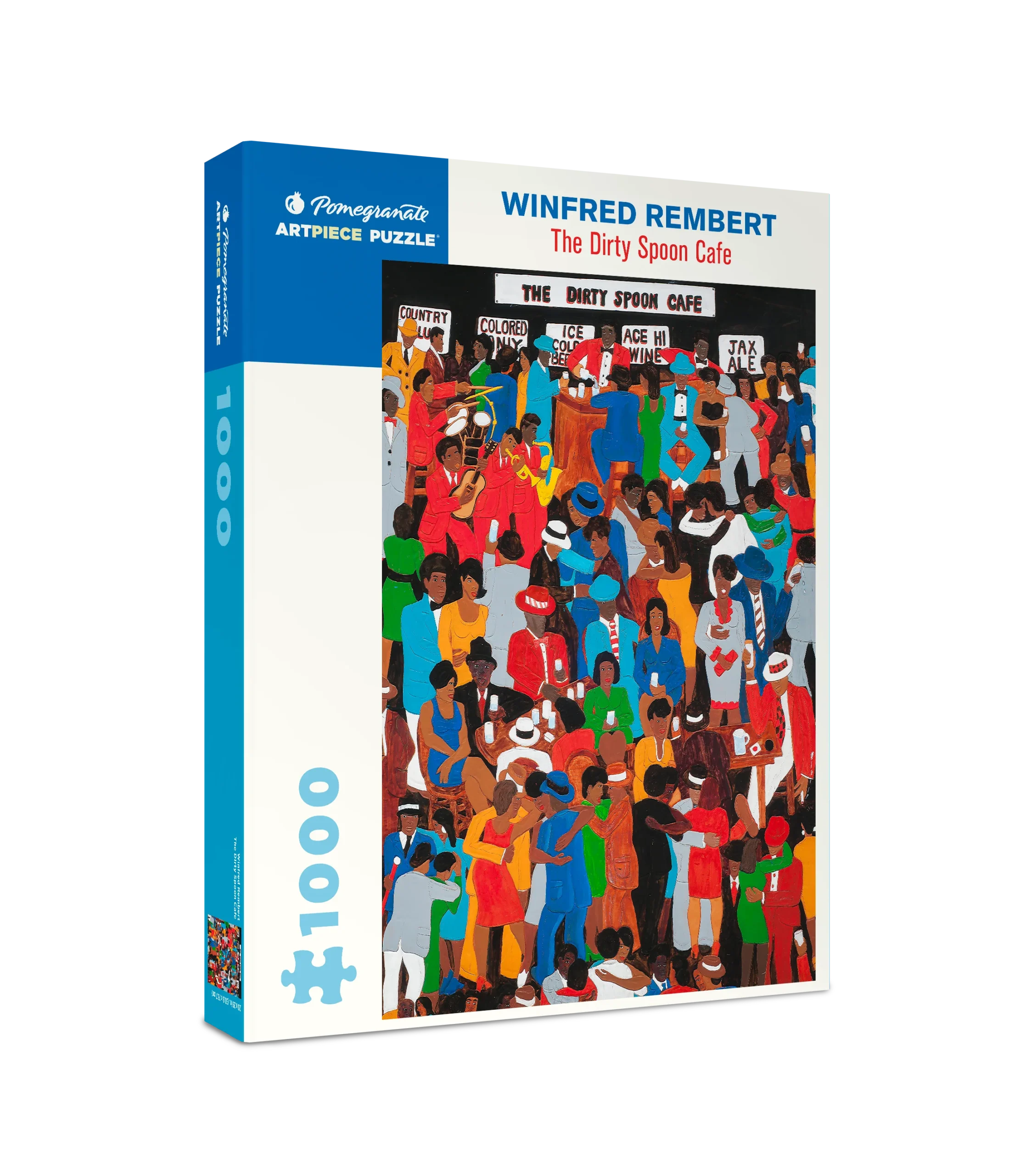 Winfred Rembert: The Dirty Spoon Cafe 1000-Piece Jigsaw Puzzle 1 Winfred Rembert: The Dirty Spoon Cafe 1000-Piece Jigsaw Puzzle