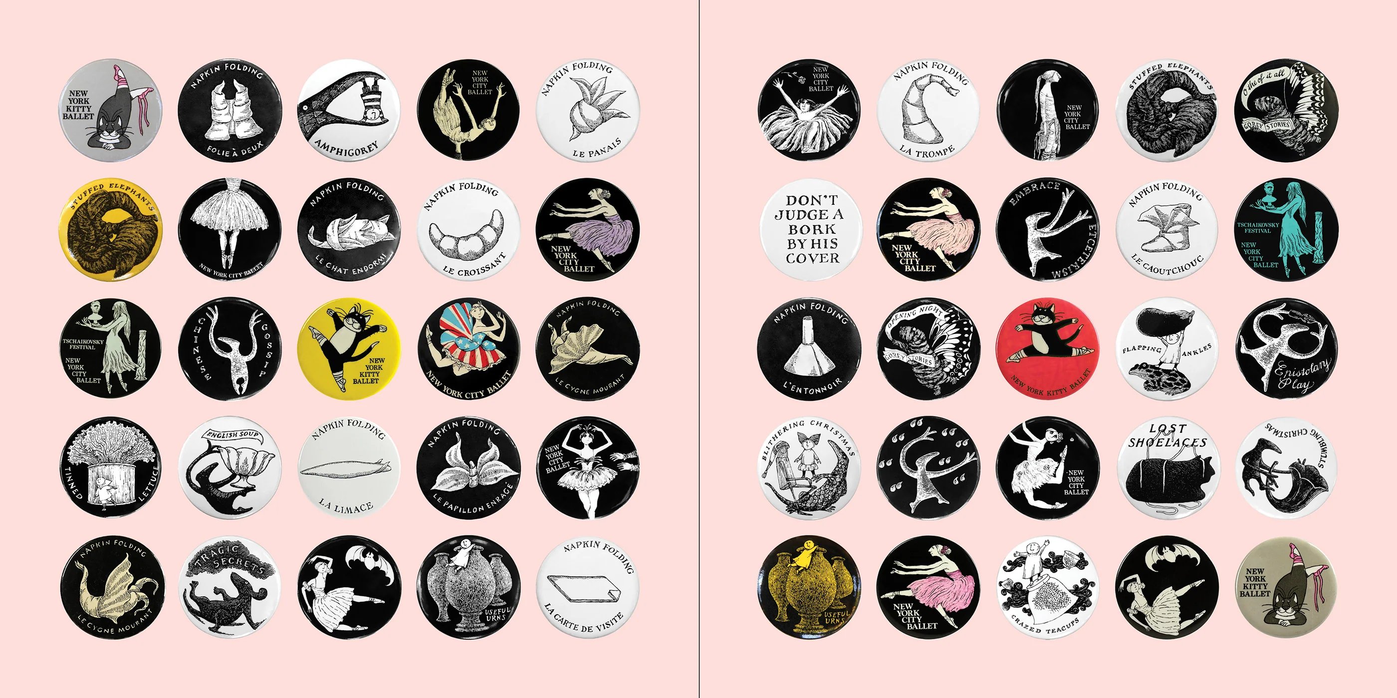 Always One Button Short: The Buttons of Edward Gorey