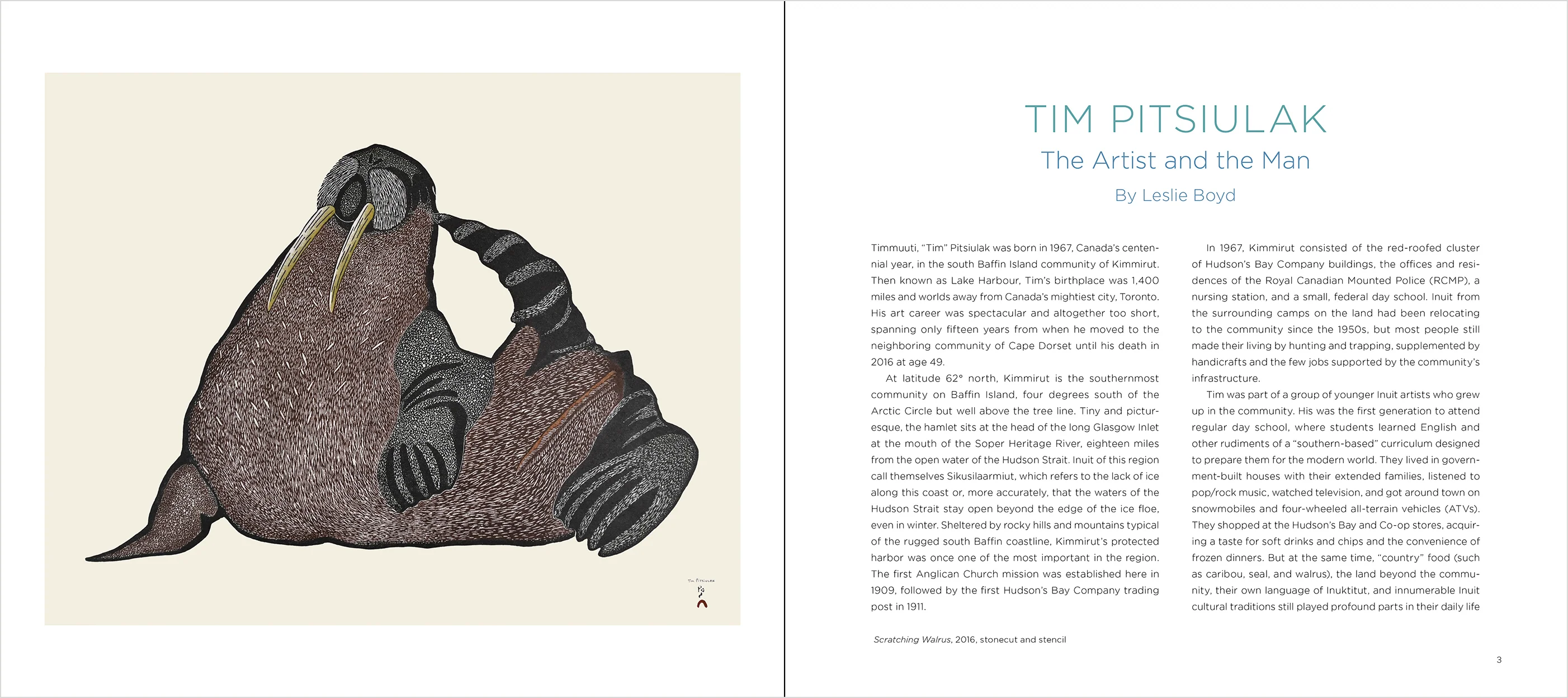 Tim Pitsiulak: Drawings and Prints from Cape Dorset 2 Tim Pitsiulak: Drawings and Prints from Cape Dorset