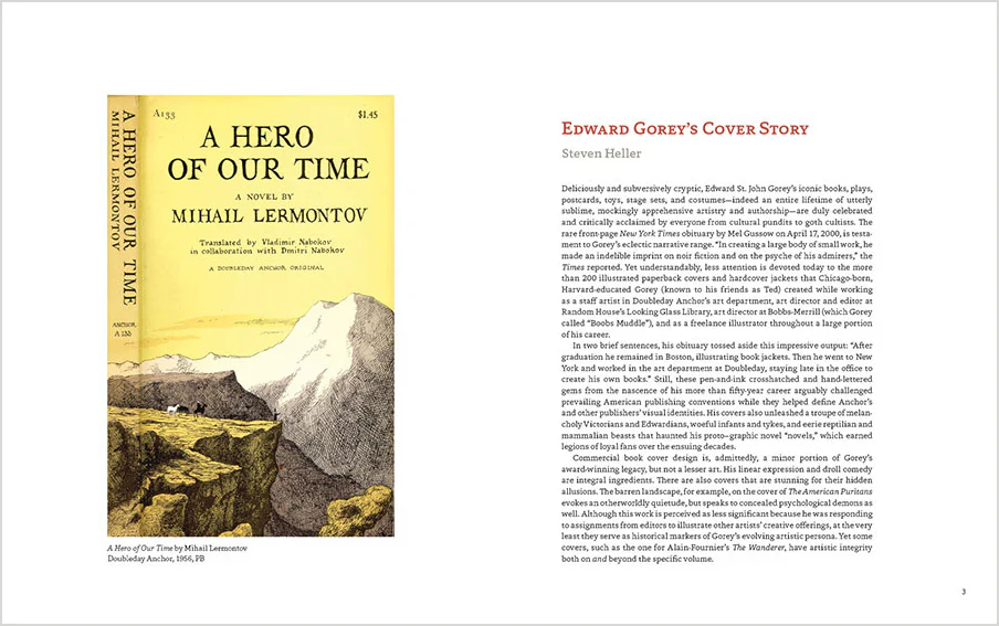Edward Gorey: His Book Cover Art & Design