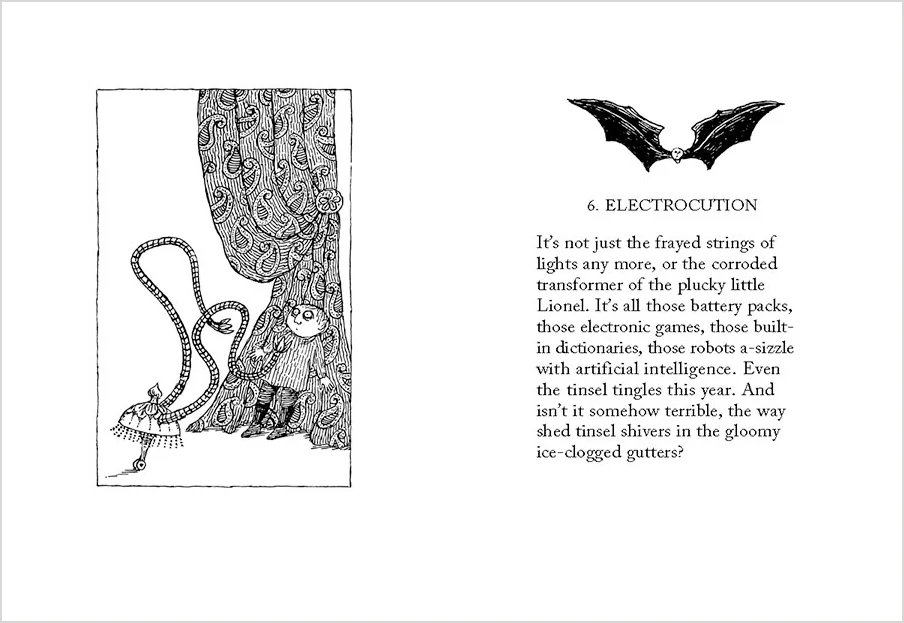 John Updike and Edward Gorey: The Twelve Terrors of Christmas