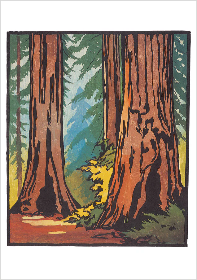 Arts and Crafts Block Prints by William S. Rice Boxed Notecard Assortment