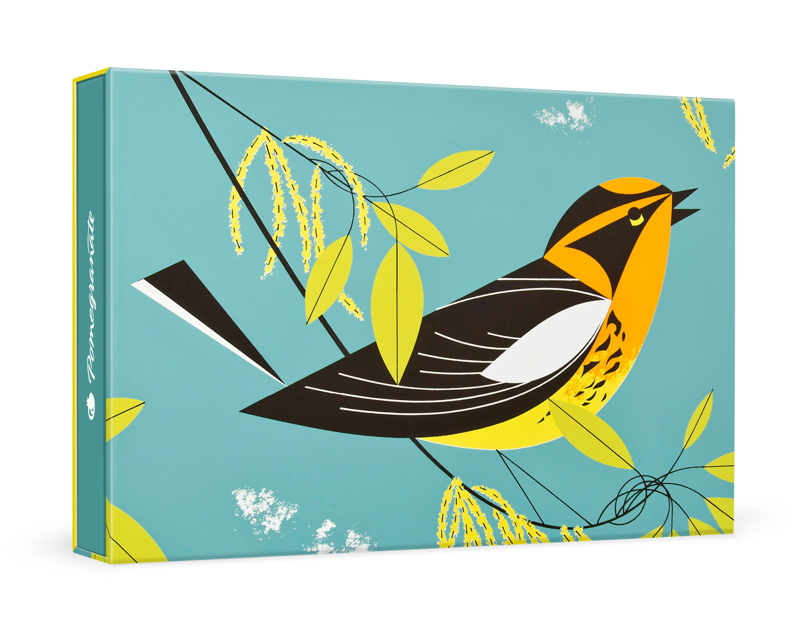 Charley Harper: Blackburnian Warbler Small Boxed Cards