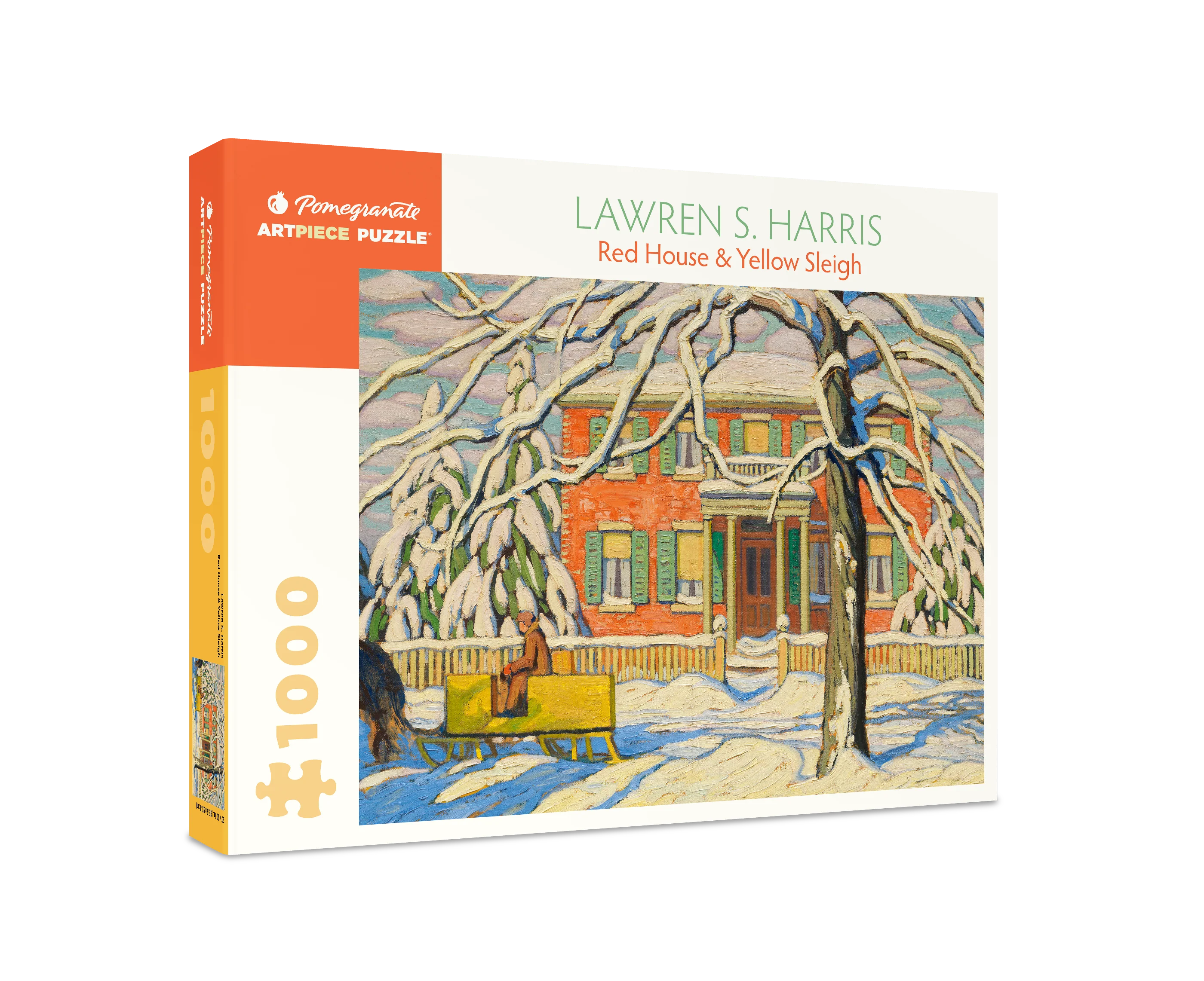 Lawren S. Harris: Red House and Yellow Sleigh 1000-Piece Jigsaw Puzzle