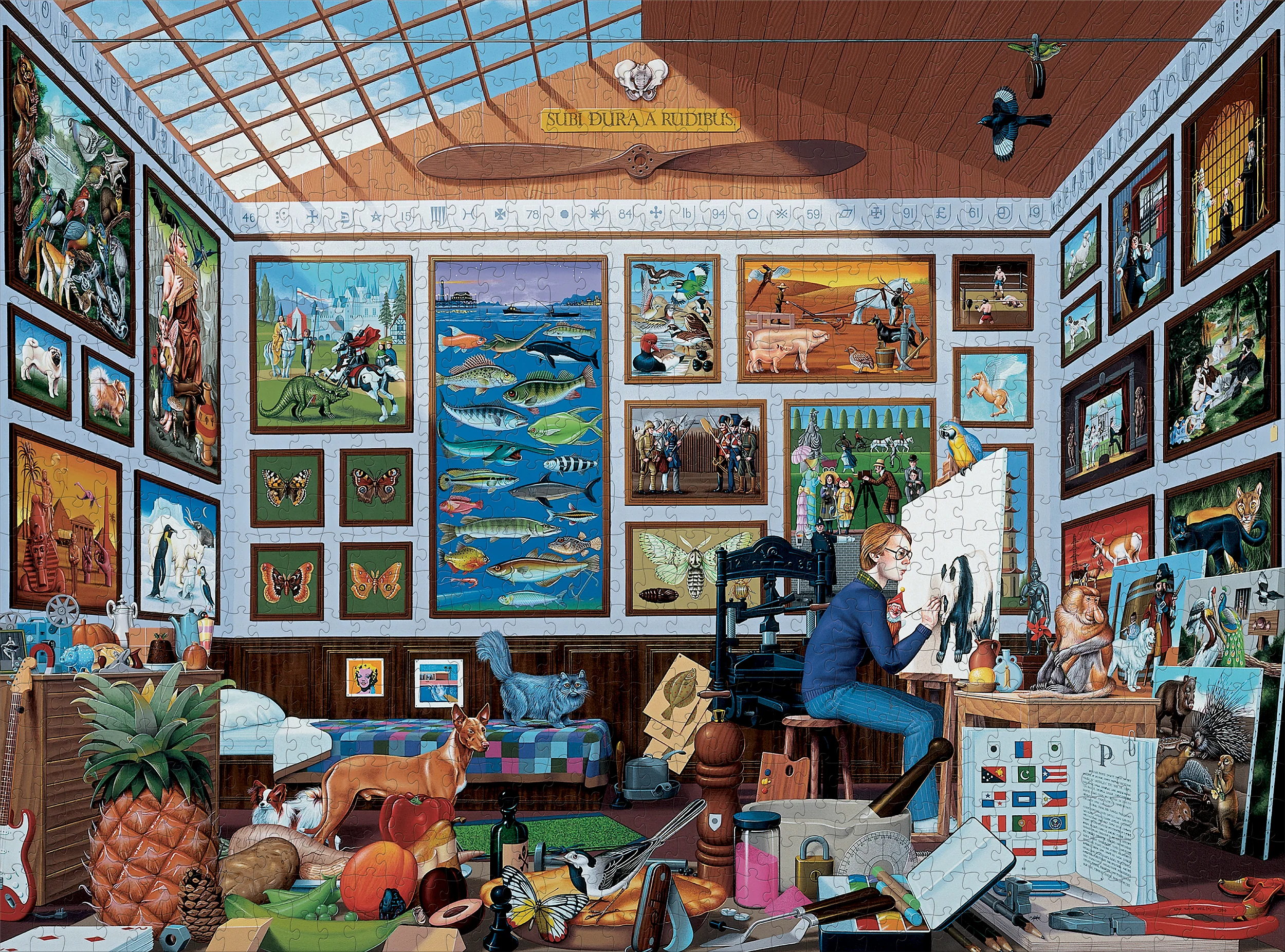 Mike Wilks: The Ultimate Alphabet: The Letter P 1000-piece Jigsaw Puzzle