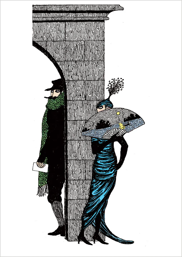 Edward Gorey: Mysterious Messages Boxed Notecard Assortment
